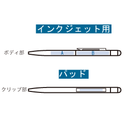タッチペン付クールメタルボールペン（再生ステンレス）