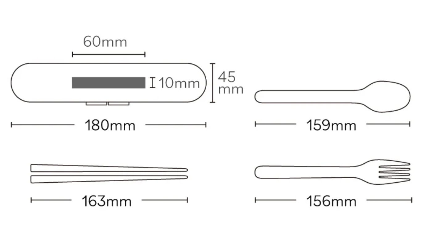 もみ殻カトラリー　Eco Cutlery