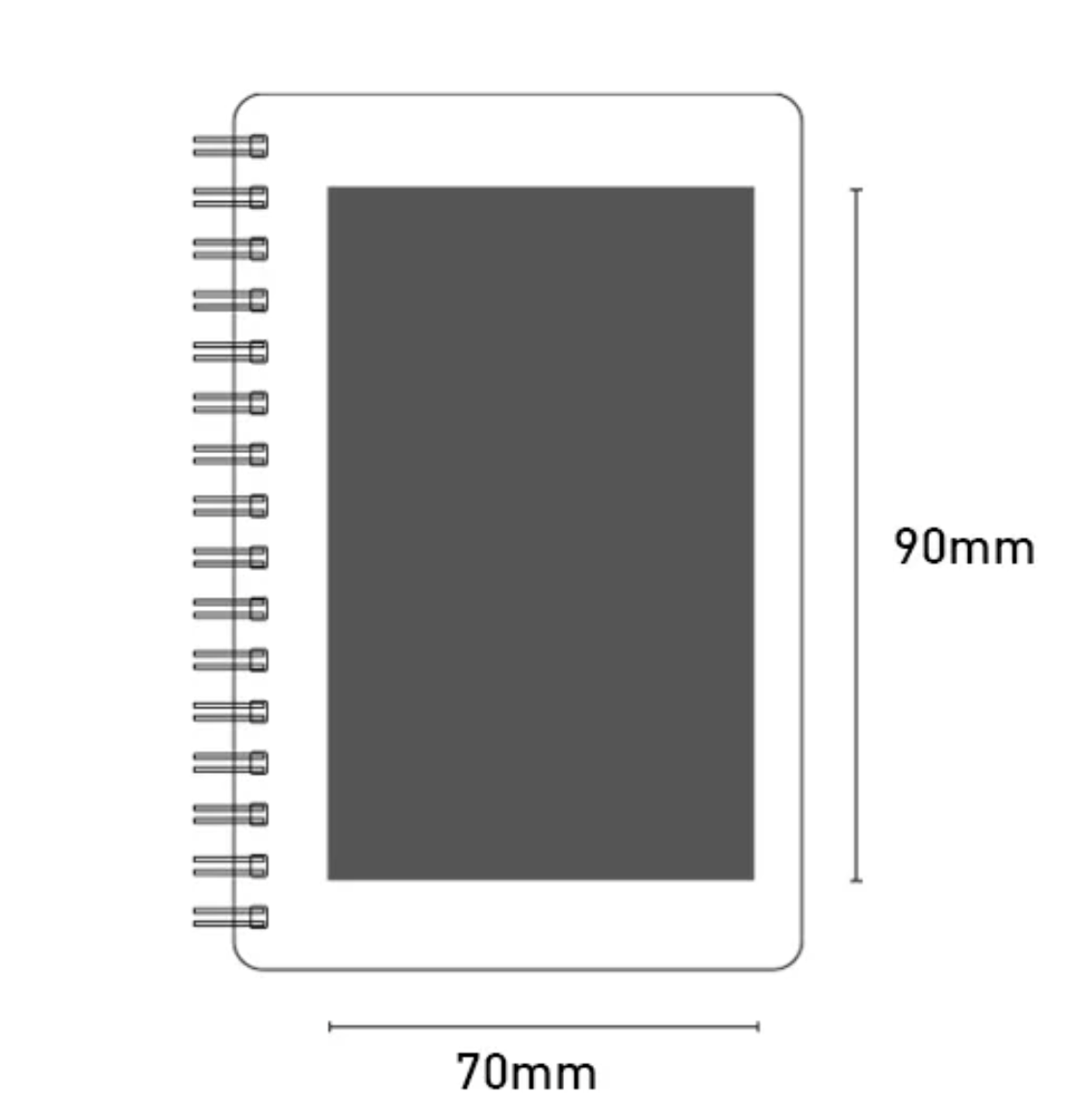 コーヒー粉リングノート ミニ　Coffee Grounds Ringnote mini