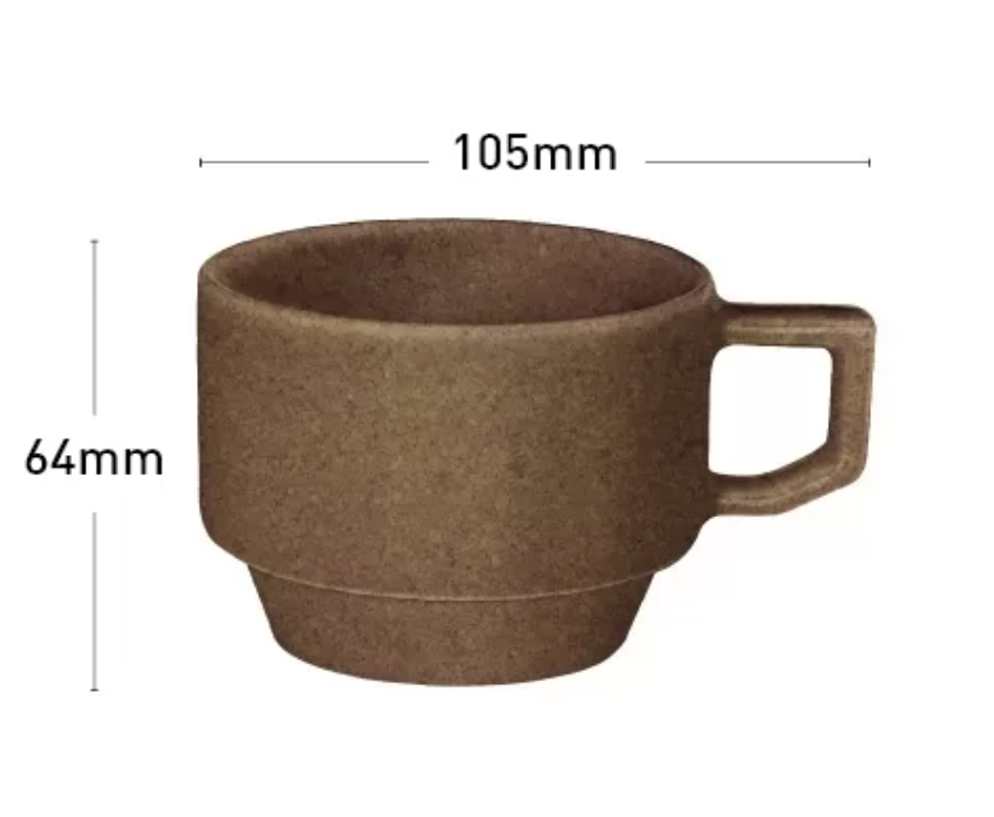 廃棄物再利用スタッキングマグ（卵殻）　UP CYCLE Stacking Mug -egg shell-