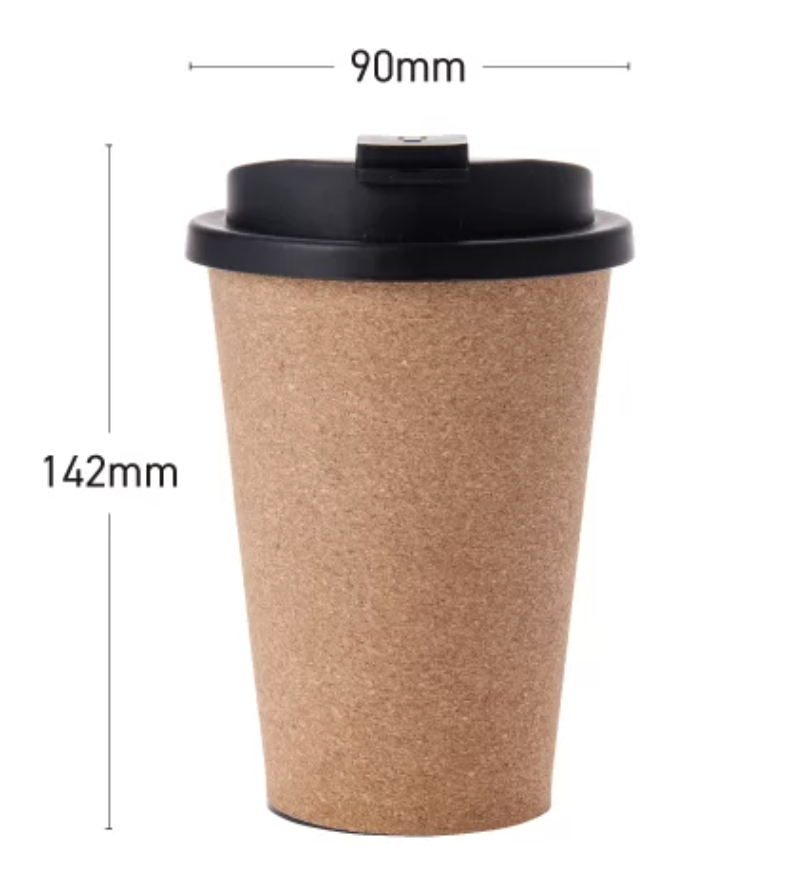 PLA コルクタンブラー（シングルウォール）　PLA Cork Tumbler (Single)