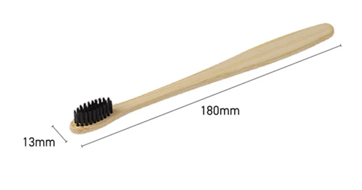 竹歯ブラシ（黒） SUS organic Tooth Brush - Black -
