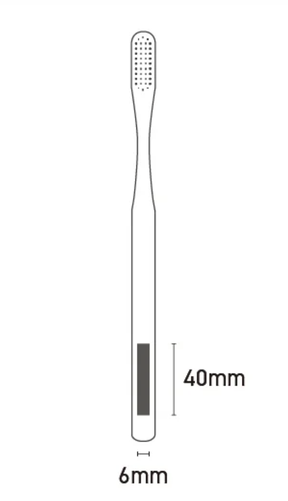 丸手竹歯ブラシ（白）- kintsugi -　SUS Round Handle Bamboo ToothBrush -white- - kintsugi -