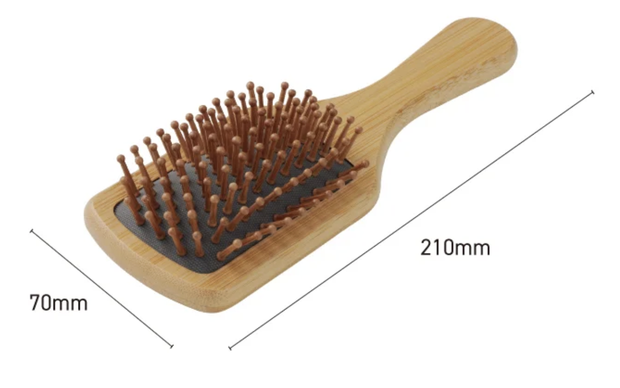 竹製パドルブラシ　Bamboo Paddle Brush