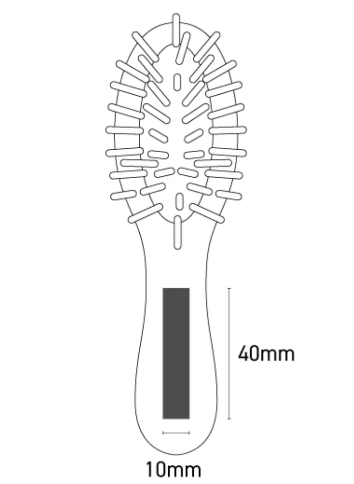 木製ヘアブラシ　SUS Wooden Hair Brush