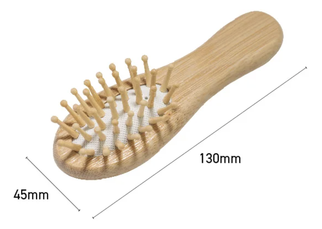 【特注】竹製ヘアブラシ　SUS Bamboo Hair Brush