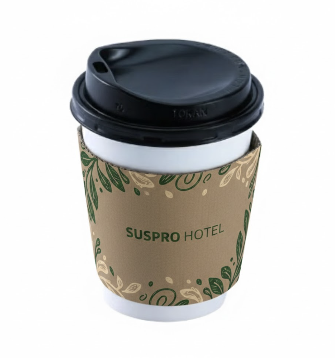 7oz コップ用紙スリーブ 【特注】