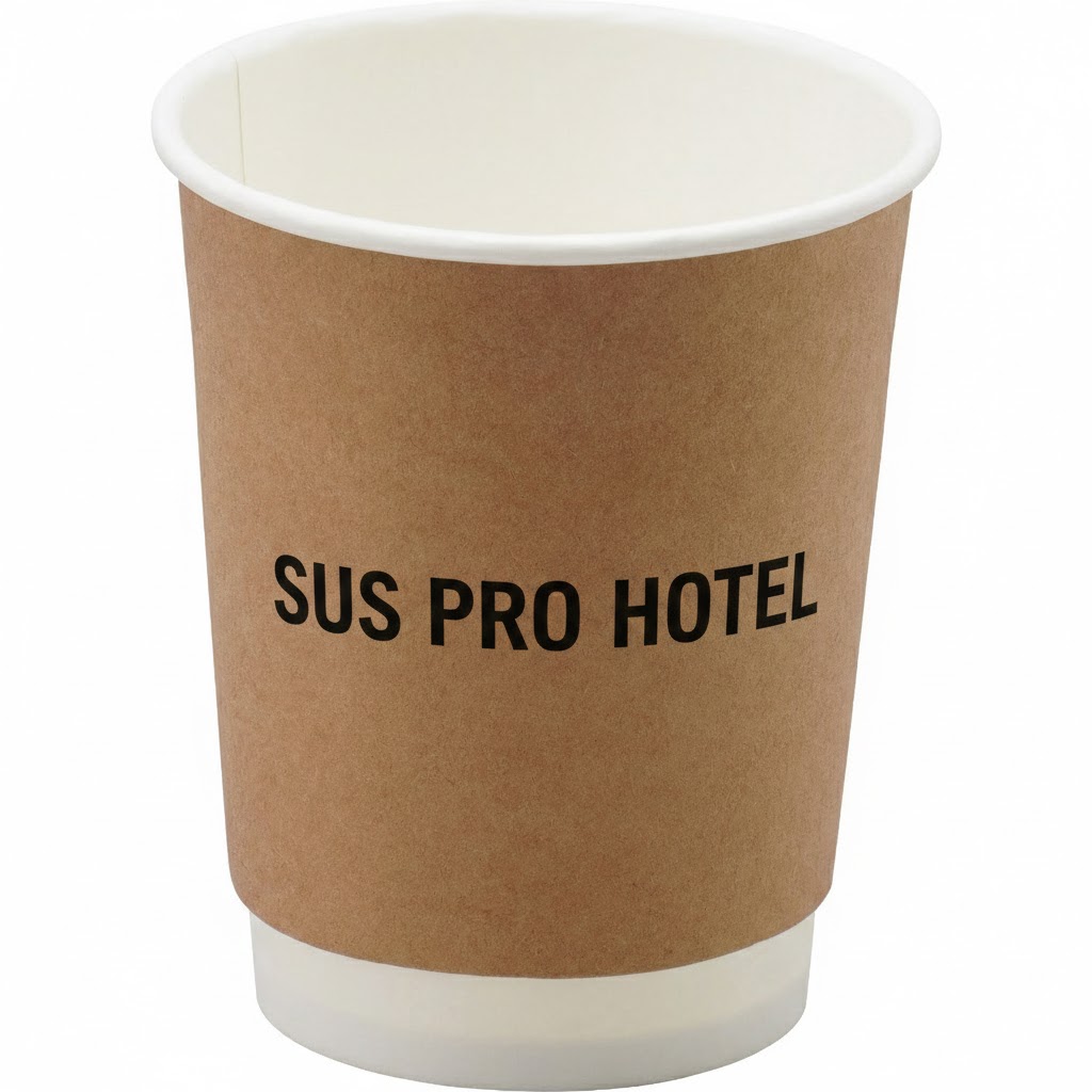 8oz 二重断熱紙コップ 【特注】