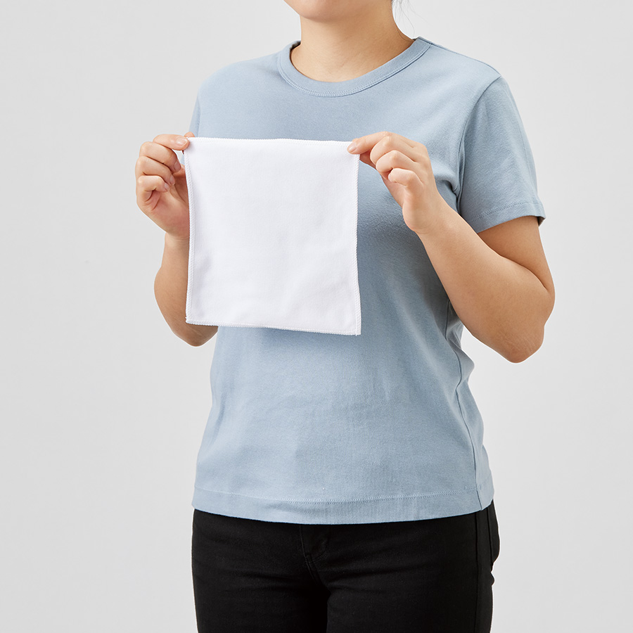 コットンWフェイス　ミニタオル