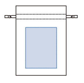コットンカラーリボン巾着（M）