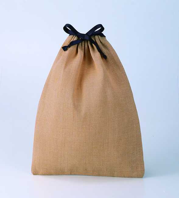 ジュート＆コットン巾着（L）