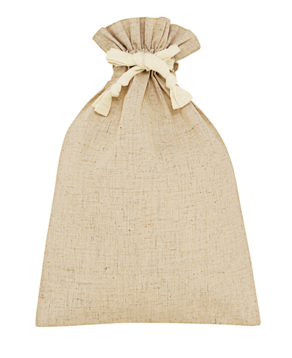 3.5オンス・コットンリネンギフト巾着（M）