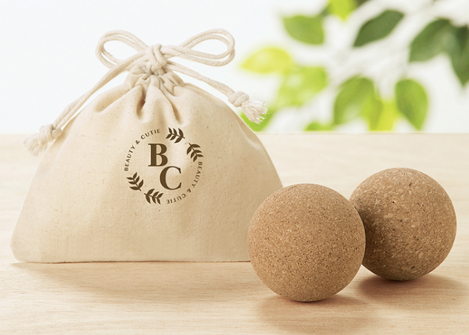 コルクストレッチボール（巾着付き）