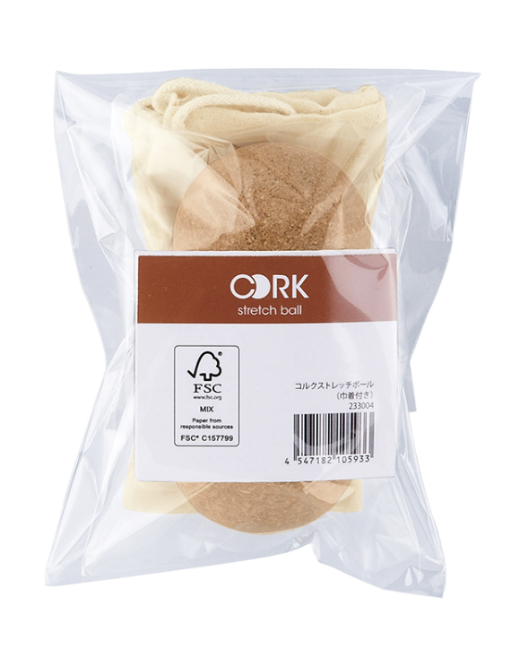 コルクストレッチボール（巾着付き）
