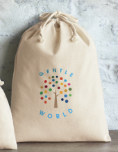 リサイクルコットン巾着（L）