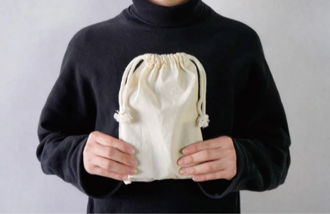 コットン巾着付き男性用アメニティセット（袋タイプ）　SUS Amenity Set -for MEN- (Bag Type)