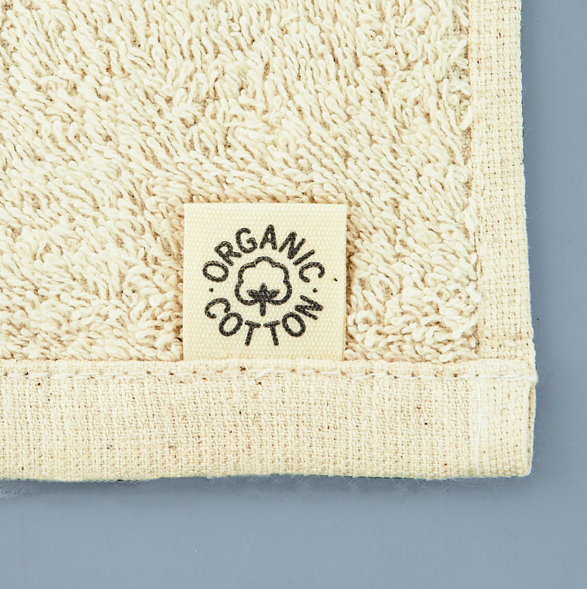 オーガニックコットン プレーンミニタオル