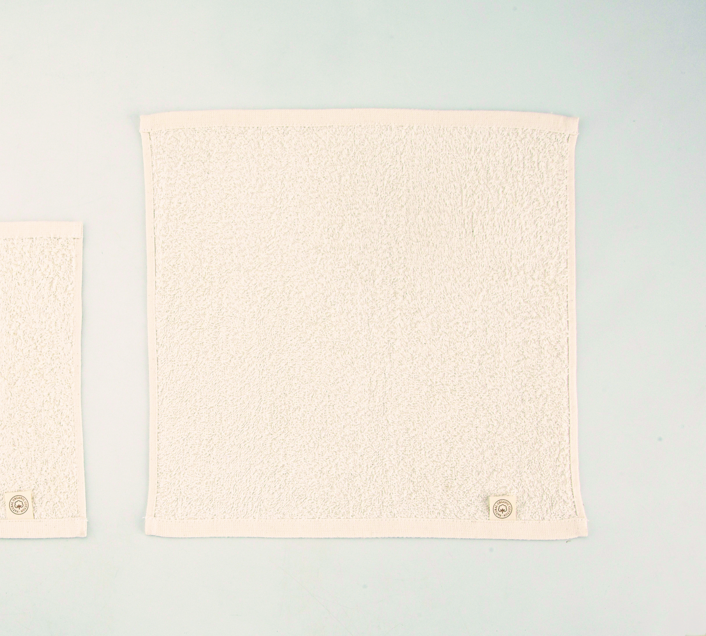 オーガニックコットン使用 プレーンハンドタオル