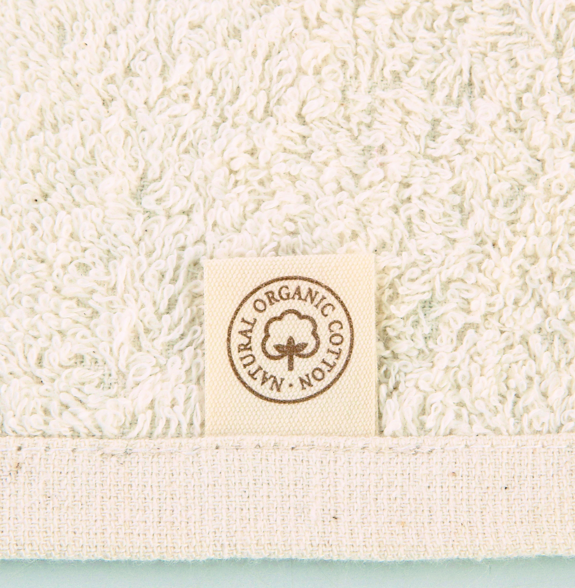 オーガニックコットン使用 プレーンハンドタオル