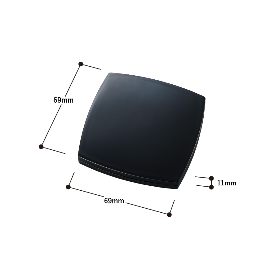 スクエアコンパクトミラー