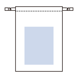 スウェード風巾着（M）