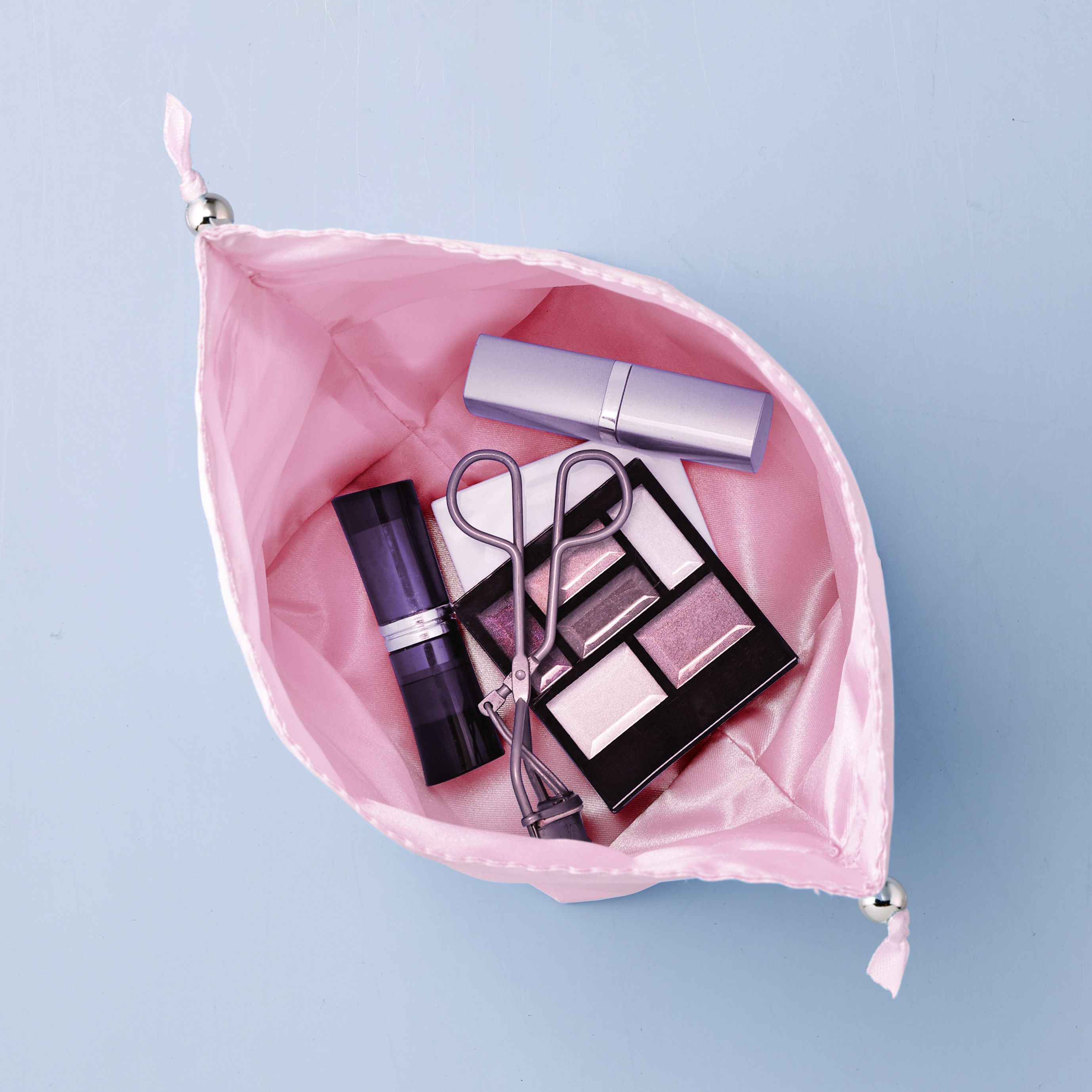 サテンキューブ巾着