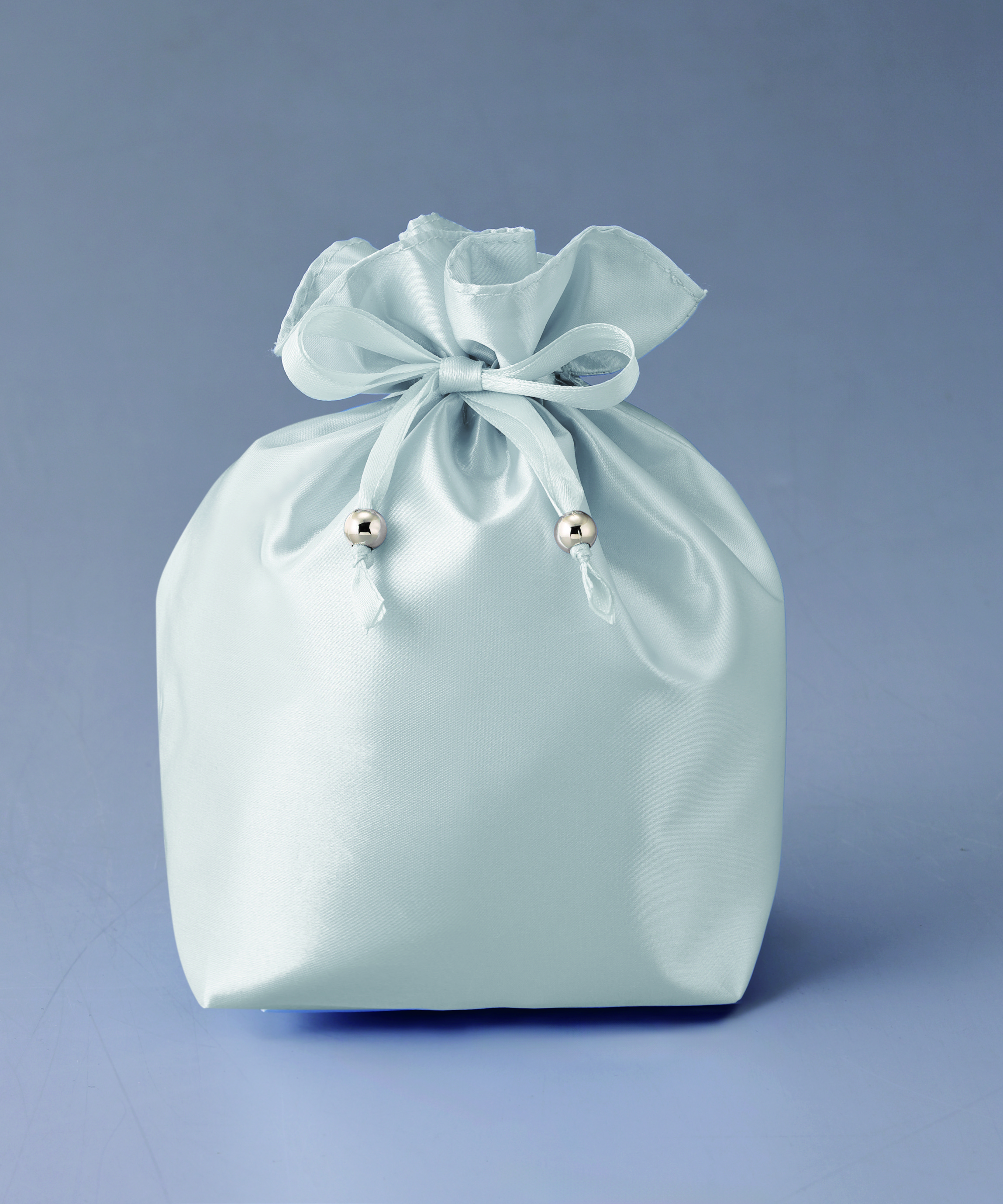 サテンキューブ巾着