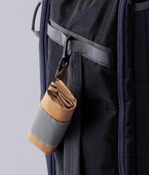 ポータブルリフレクターエコバッグ（フック付き）