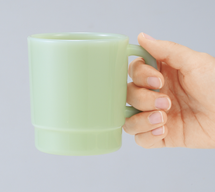 ミルクガラススタイル マグカップ