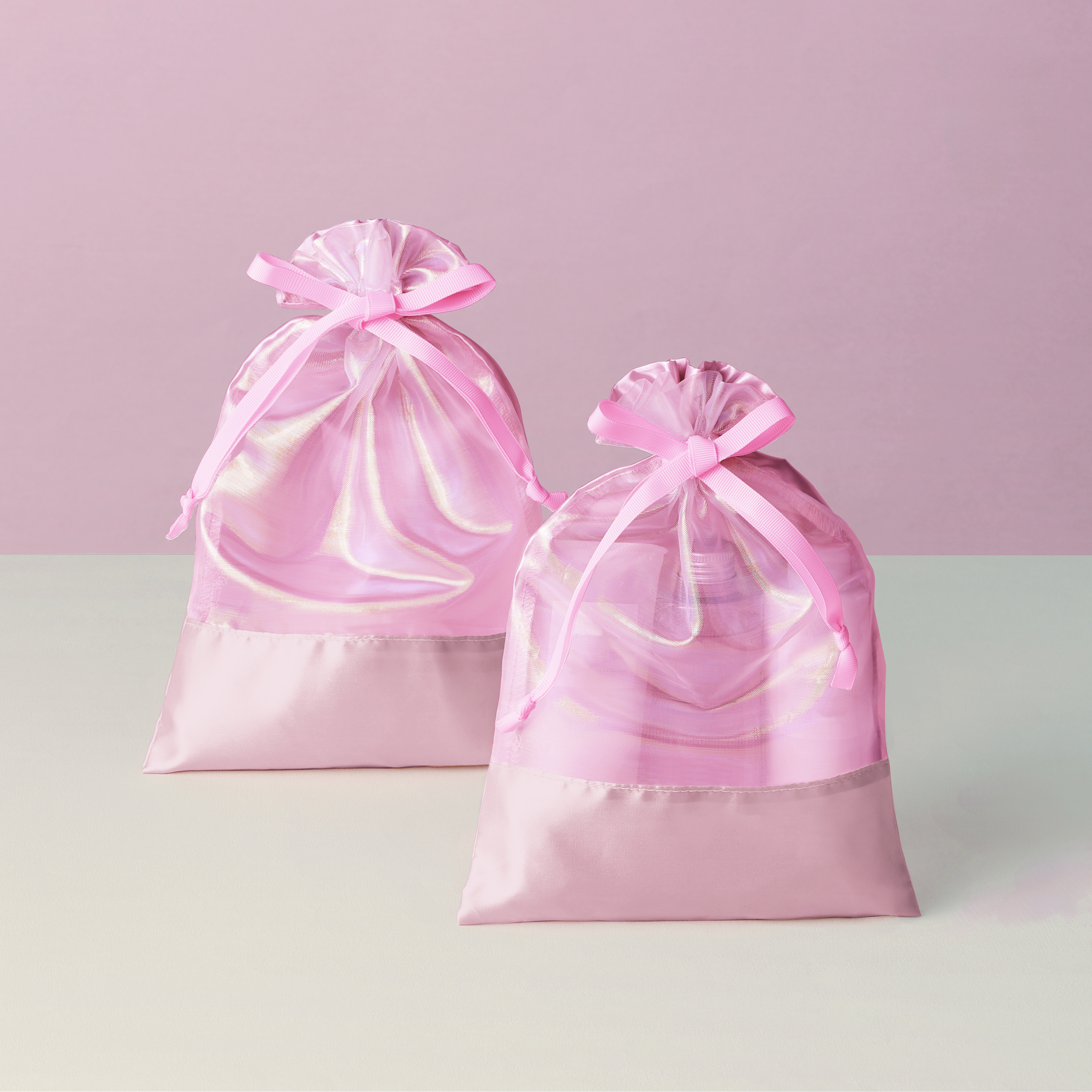 サテンオーロラギフト巾着