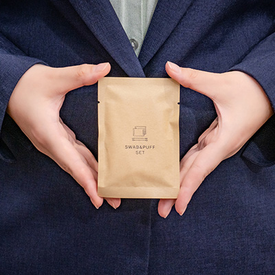 綿棒&コットンセット（紙袋タイプ）　ECO Swab&Puff Set -Bag Type-