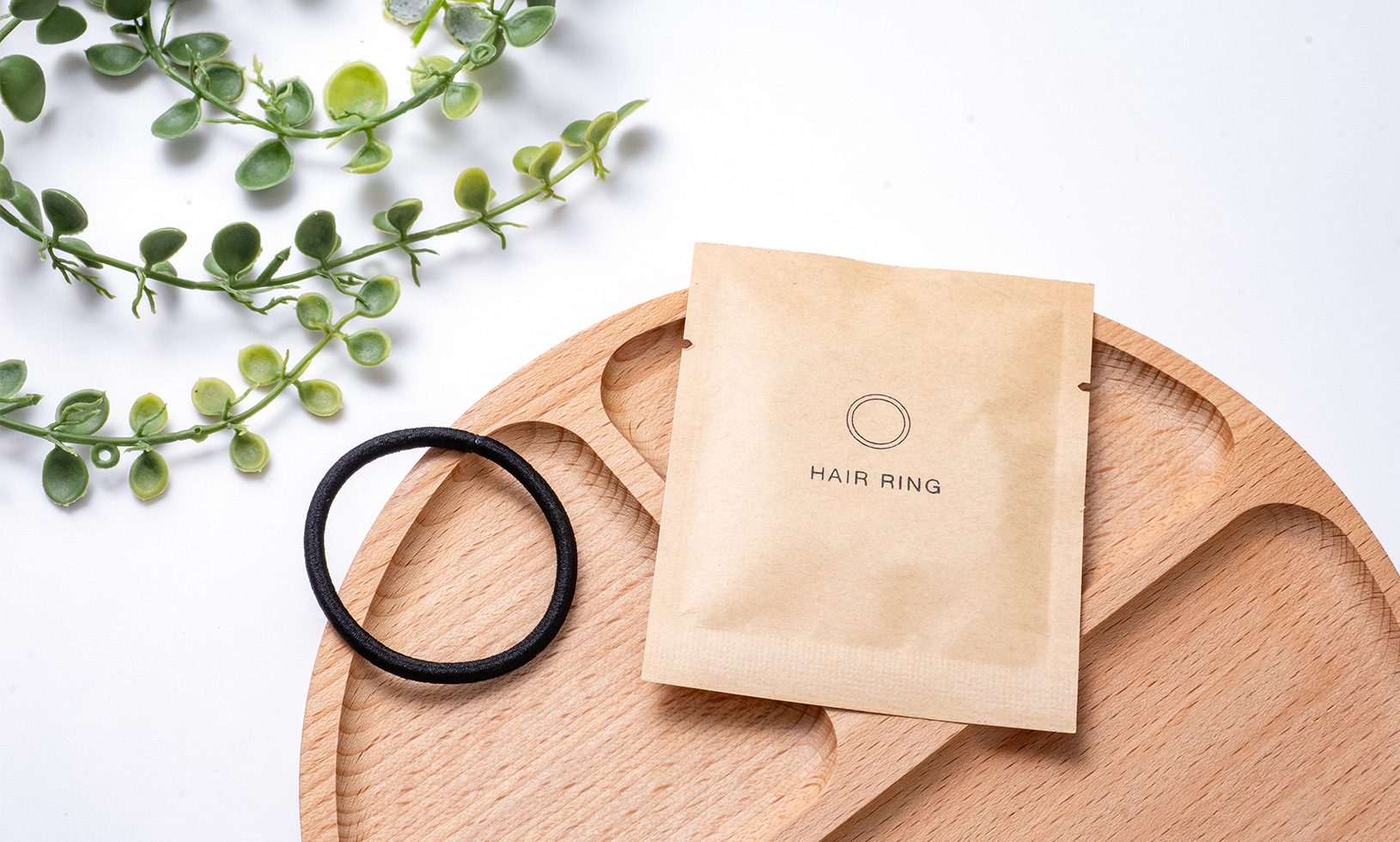 ヘアゴム（紙袋タイプ）　ECO Hair Ring -Bag Type-