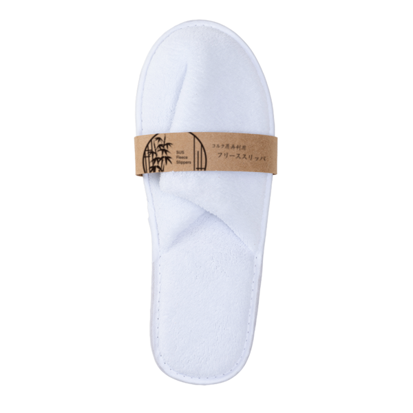 コルク屑再利用 フリーススリッパ　SUS Fleece Slippers
