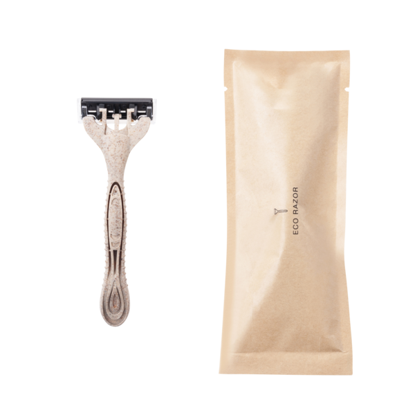 【特注】もみ殻由来 カミソリ（袋タイプ）ECO Razor -Bag Type-