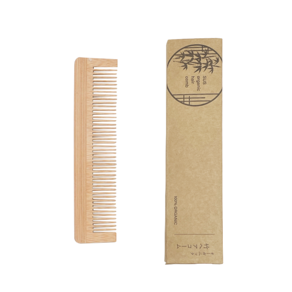 【特注】竹ヘアコーム　SUS organic Hair Comb