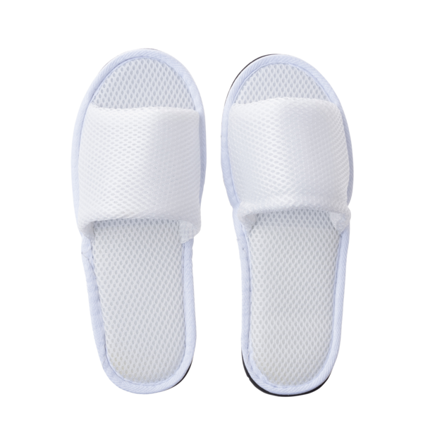 ウォッシャブルスリッパ（白）　SUS Washable Mesh Slippers -White-