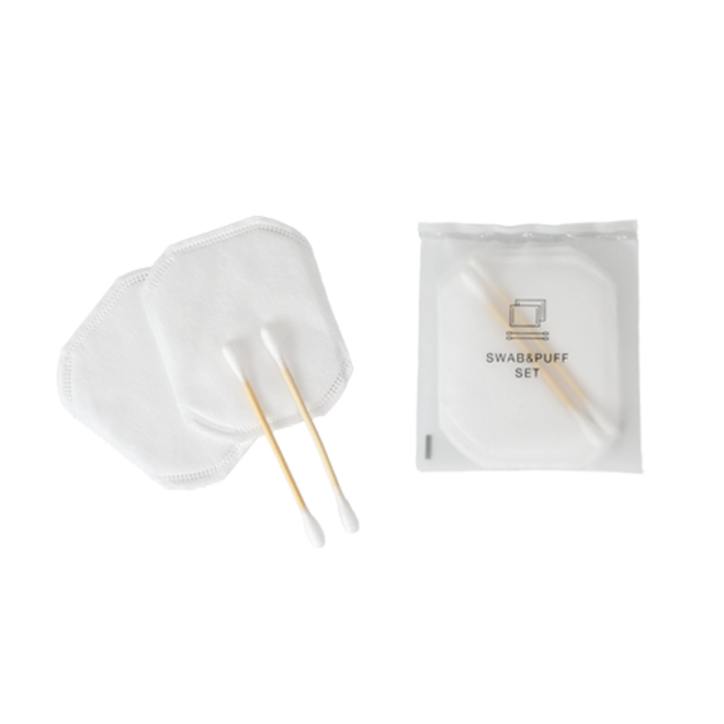竹綿棒＆コットンセット （袋タイプ）　SUS Swab&Puff set -Bag Type-