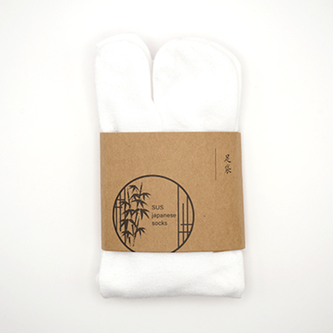 足袋（白）　SUS Japanese Socks -White-