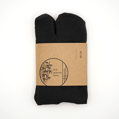 足袋（黒）　SUS Japanese Socks -Black-