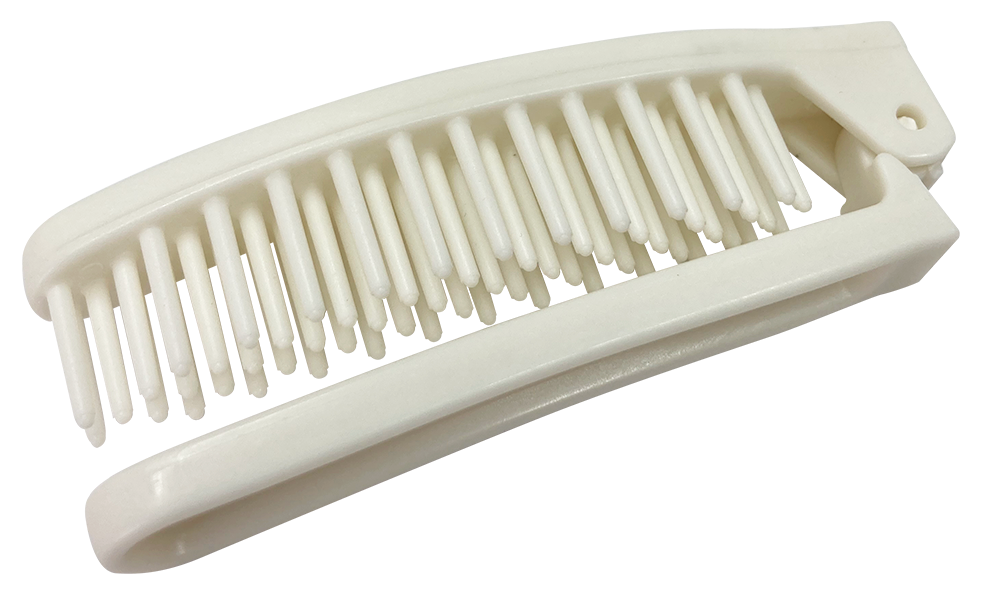 折りたたみスマートヘアブラシ ホワイト＜マット袋入り＞