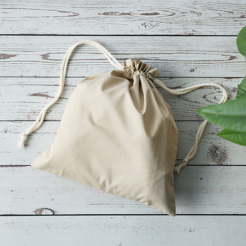 バンブーファイバー配合 巾着　SUS Bamboo Fiber Bag