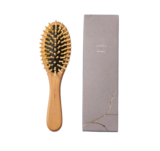 木製ヘアブラシ -kintsugi-　Wooden Hair Brush -kintsugi-