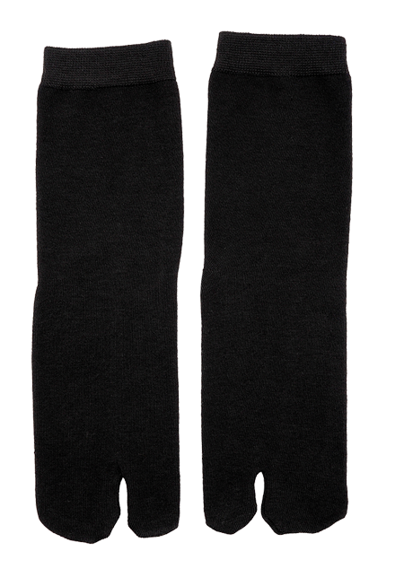コットン足袋（黒）　SUS Cotton Japanese Socks -Black-
