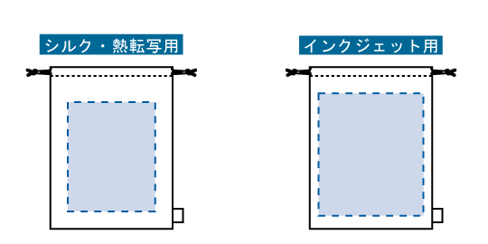 【セット】フェアトレードコットン巾着（L）　ナチュラル