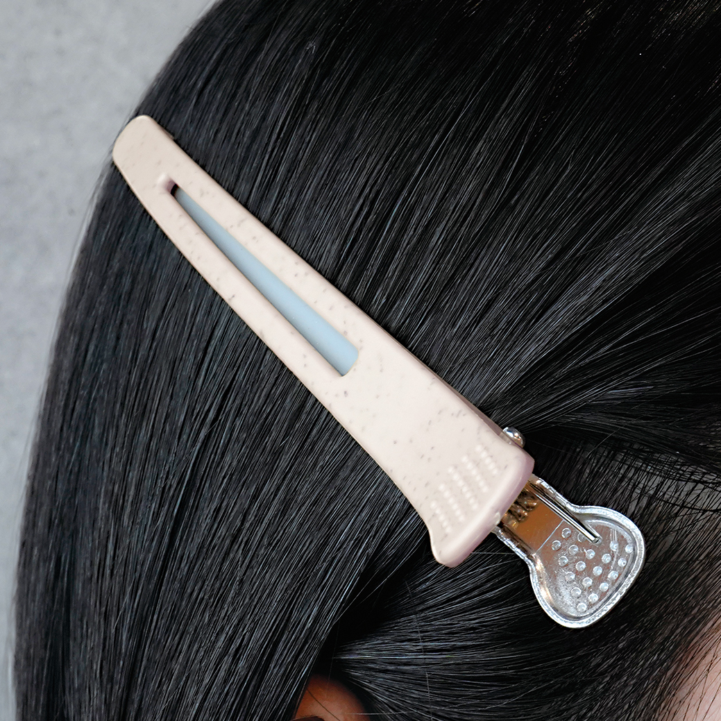 麦わら配合 ヘアクリップ　SUS Hair Clip