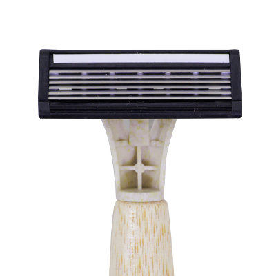 もみ殻使用 6枚刃竹カミソリ　SUS Bamboo Razor -Husk-