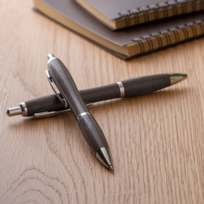コーヒー粉ボールペン（ブラウン）　Coffee Grounds Ballpen -Brown-