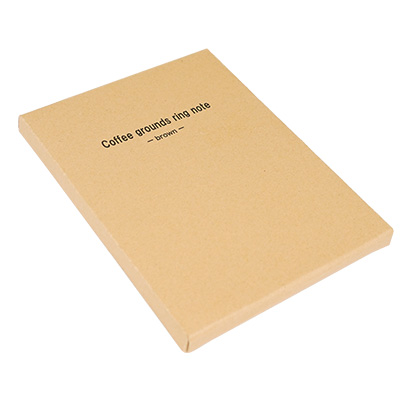 コーヒー粉リングノート　Coffee Grounds Ringnote