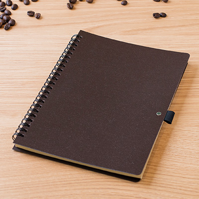 コーヒー粉リングノート　Coffee Grounds Ringnote