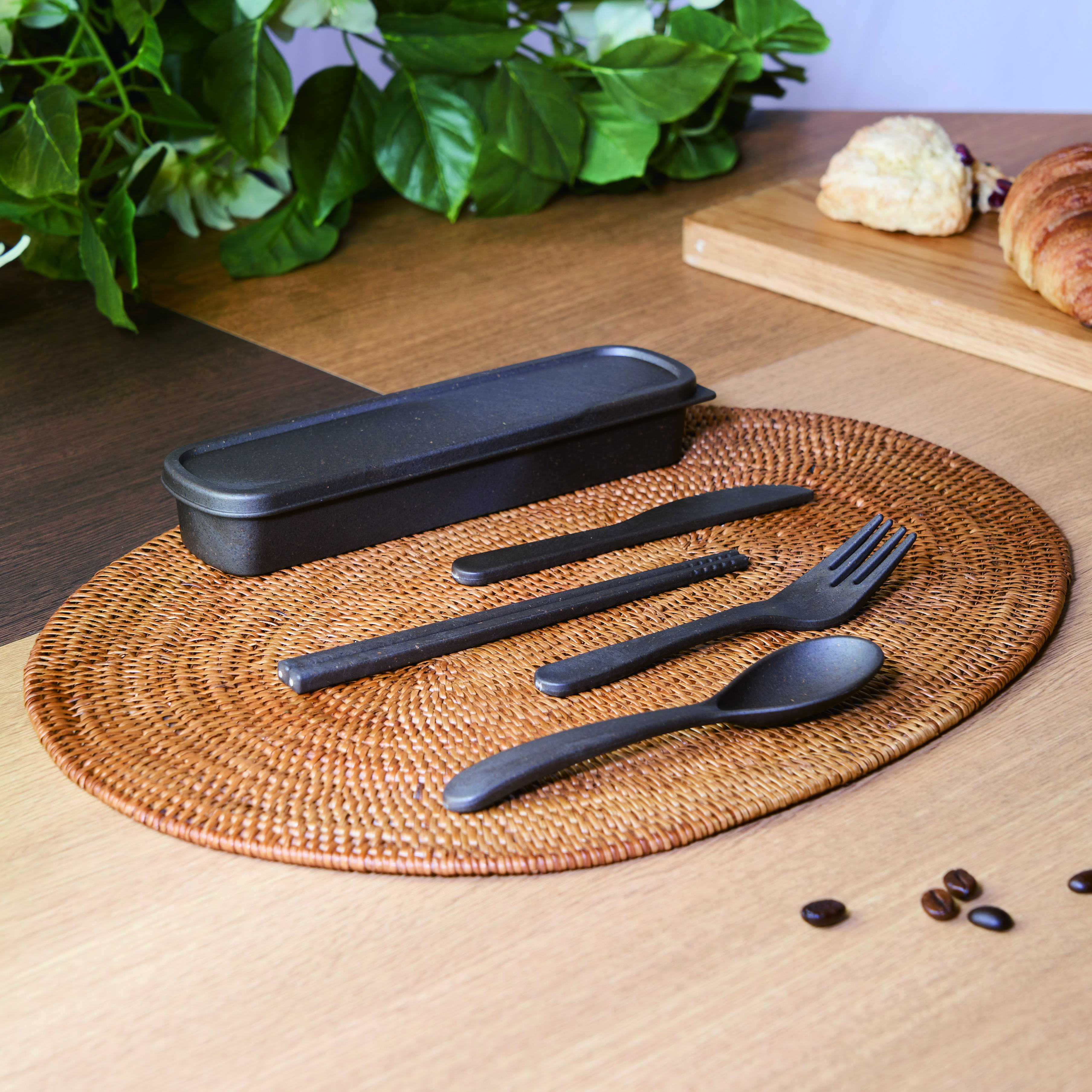 植物由来PLAカトラリーセット　PLA Cutlery Set